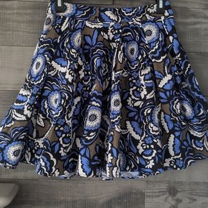 *New* Blue&White Floral Skirt - From Express
